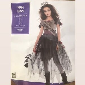 Prom Corpse Youth Costume Size Medium 8-10
